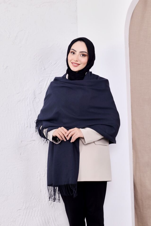 Pamuksu Pashmina Omuz Şalı Atkı