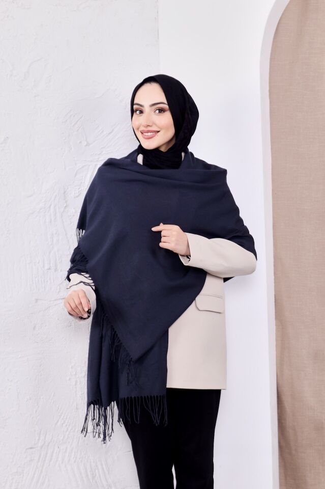Pamuksu Pashmina Omuz Şalı Atkı
