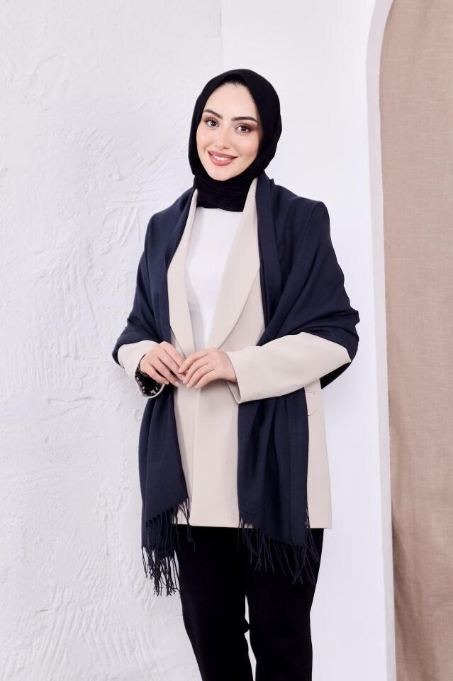 Pamuksu Pashmina Omuz Şalı Atkı
