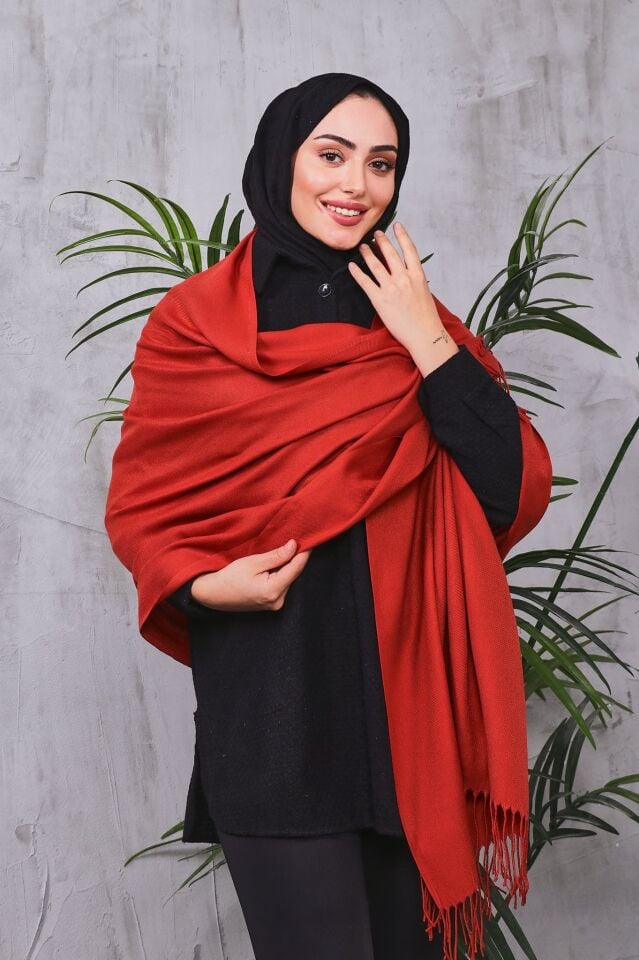 Pamuksu Pashmina Omuz Şalı Atkı