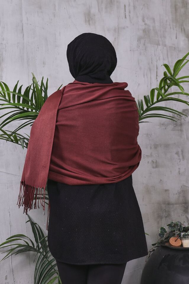 Pamuksu Pashmina Omuz Şalı Atkı