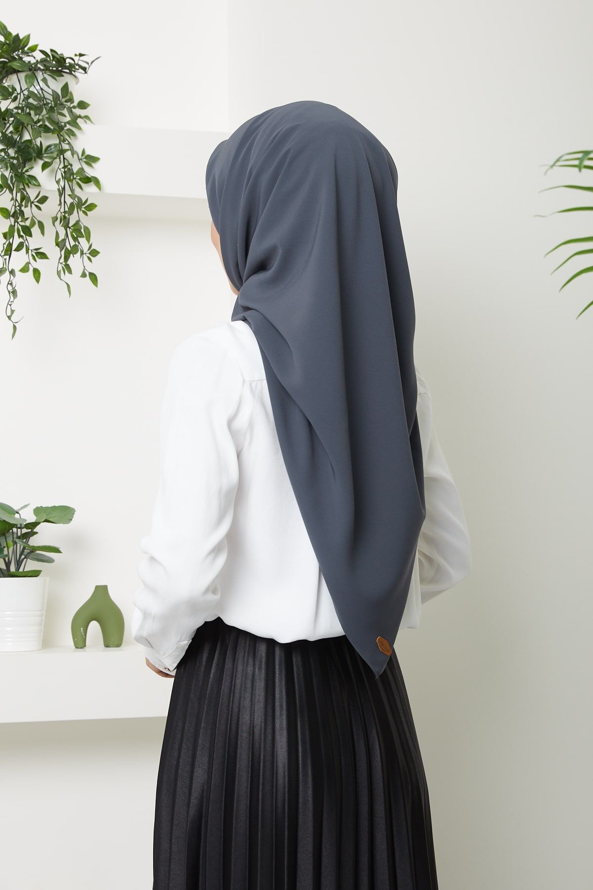 140. cm Medine İpeği Eşarp