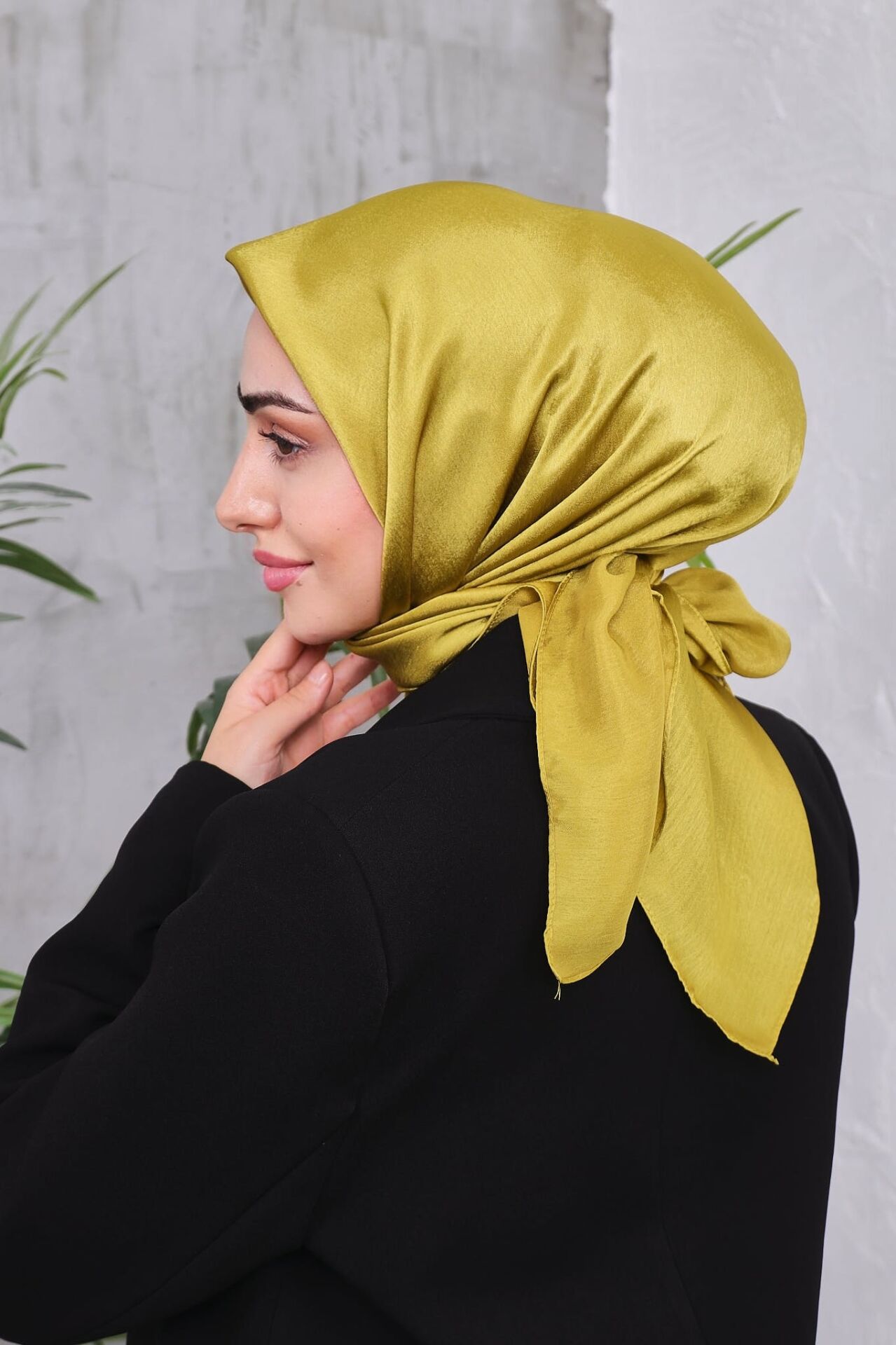 Janjan Lüks Abiye Parlak Eşarp