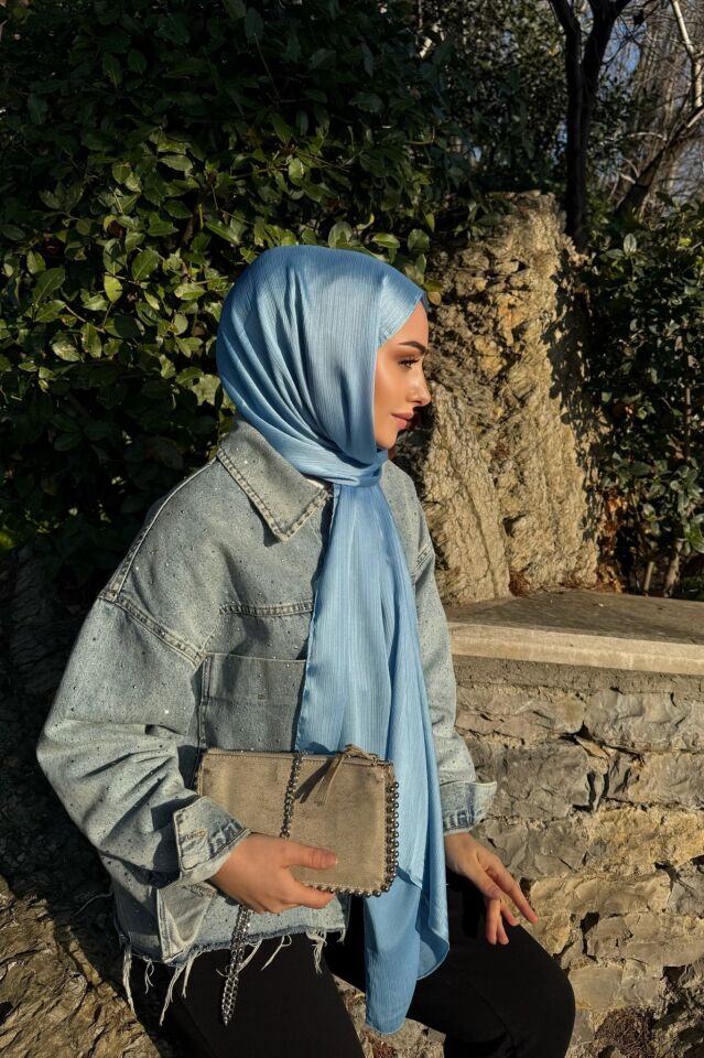 Deniz Parlak Abiye Şal