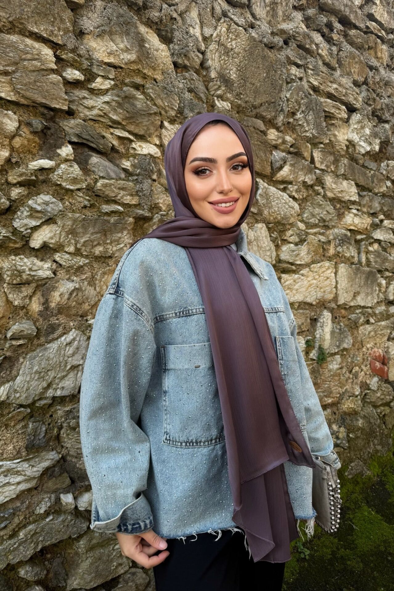 Deniz Parlak Abiye Şal