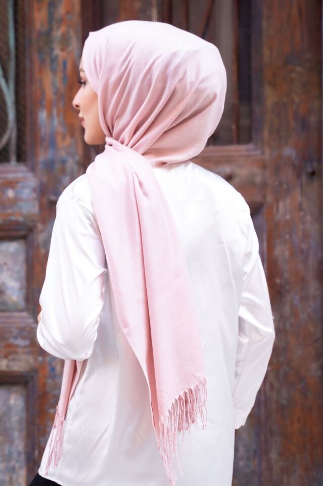 140 gr. Püsküllü Pamuksu Pashmina Şal