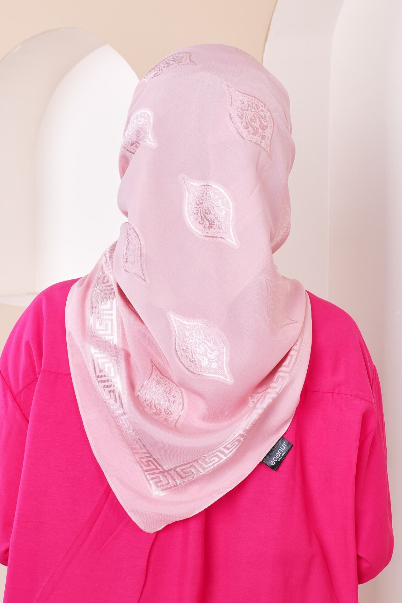 Etnik Jakar Şifon Eşarp