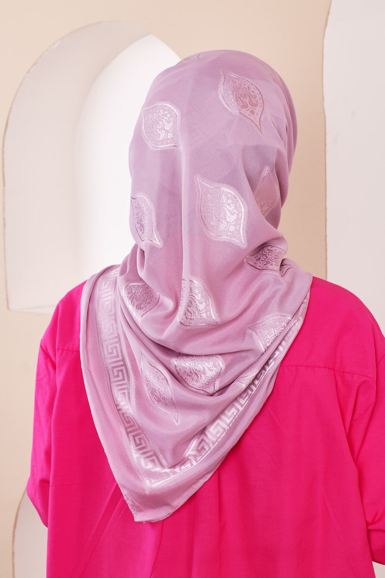 Etnik Jakar Şifon Eşarp