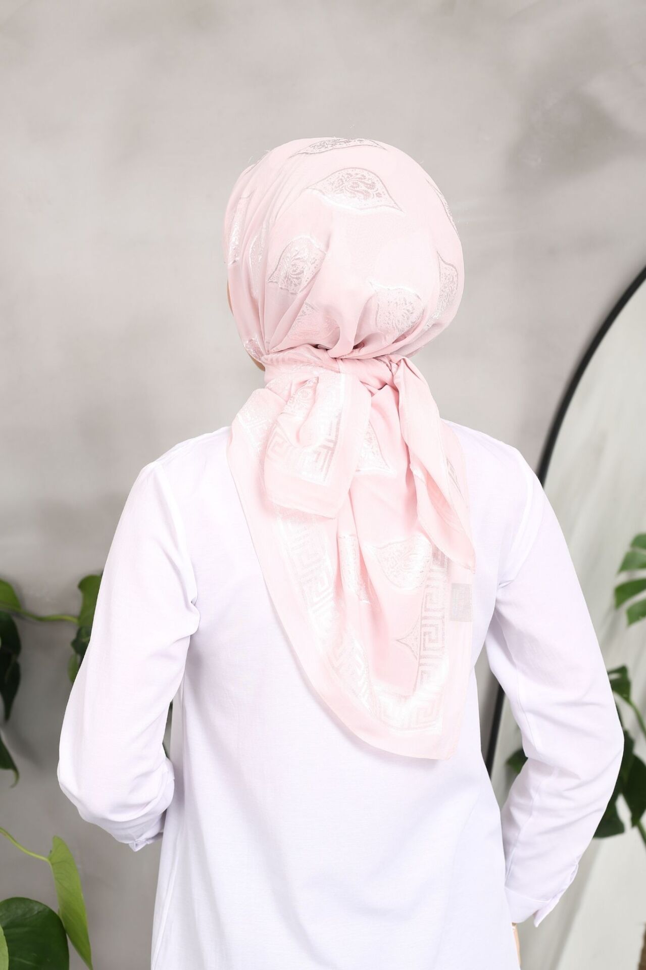 Etnik Jakar Şifon Eşarp