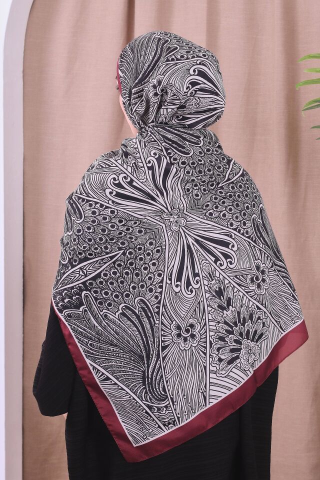 Etnik Desen Retro Soft Şal