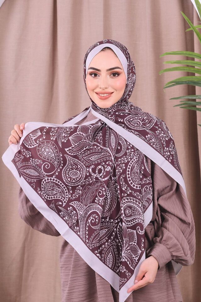 Etnik Desen Retro Soft Şal