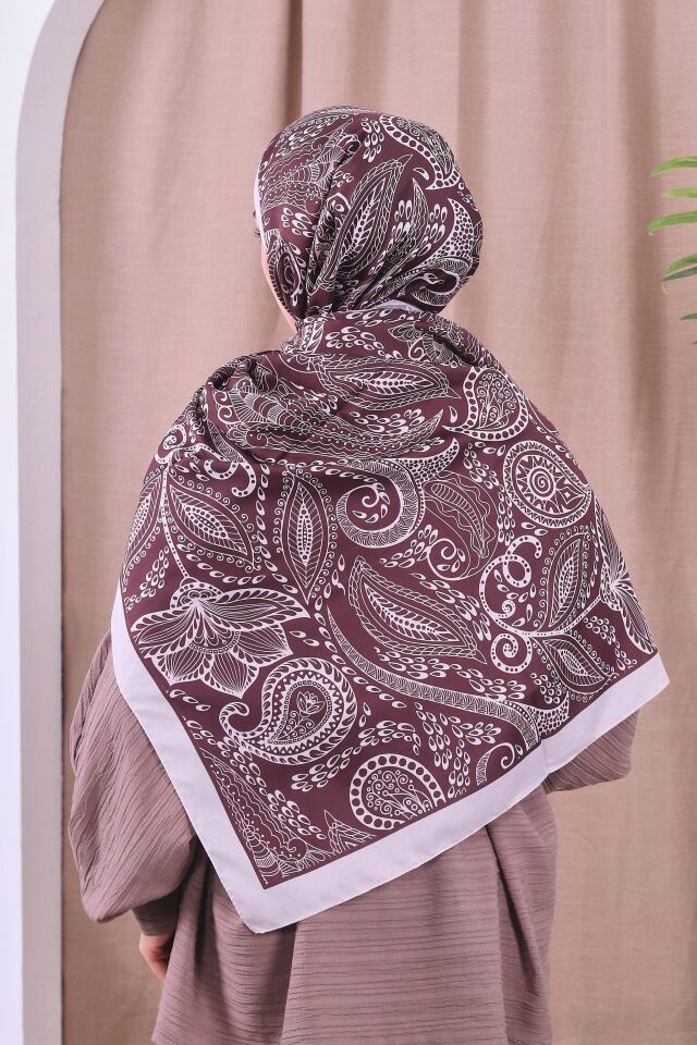 Etnik Desen Retro Soft Şal
