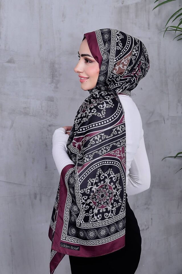 Etnik Desen Retro Soft Şal