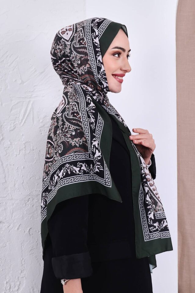 Etnik Desen Retro Soft Şal
