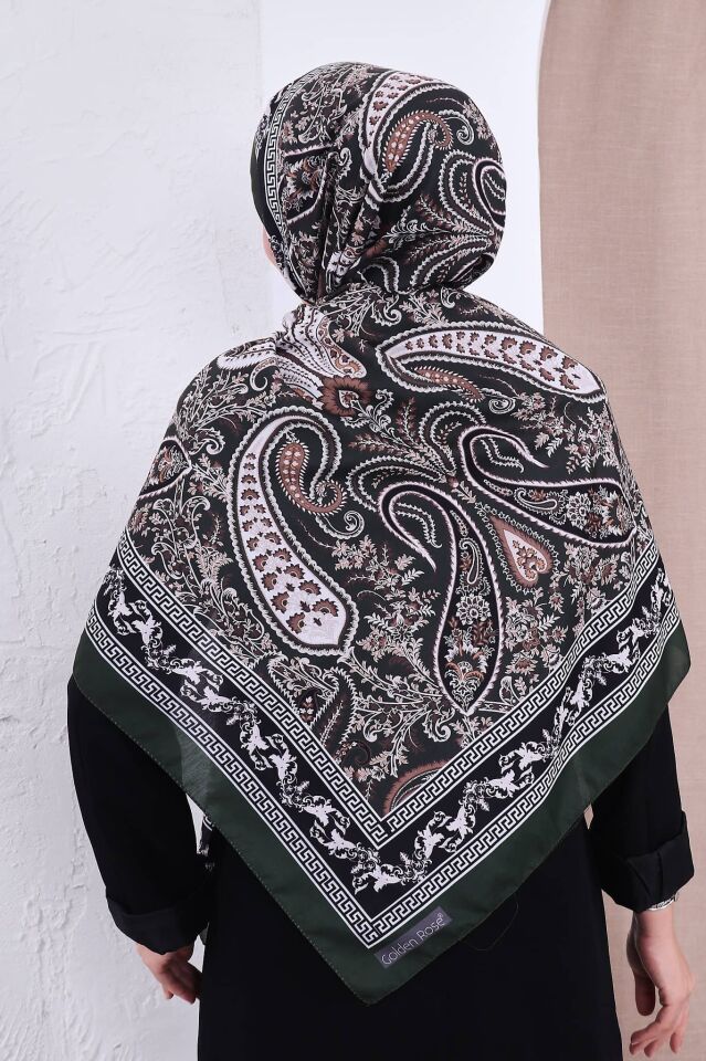 Etnik Desen Retro Soft Şal