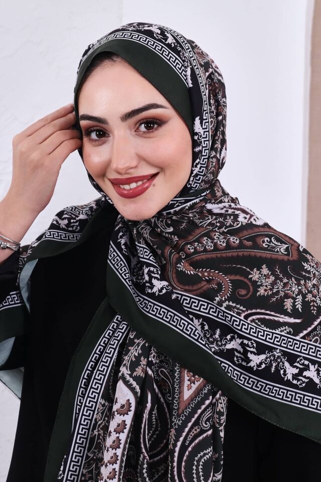 Etnik Desen Retro Soft Şal