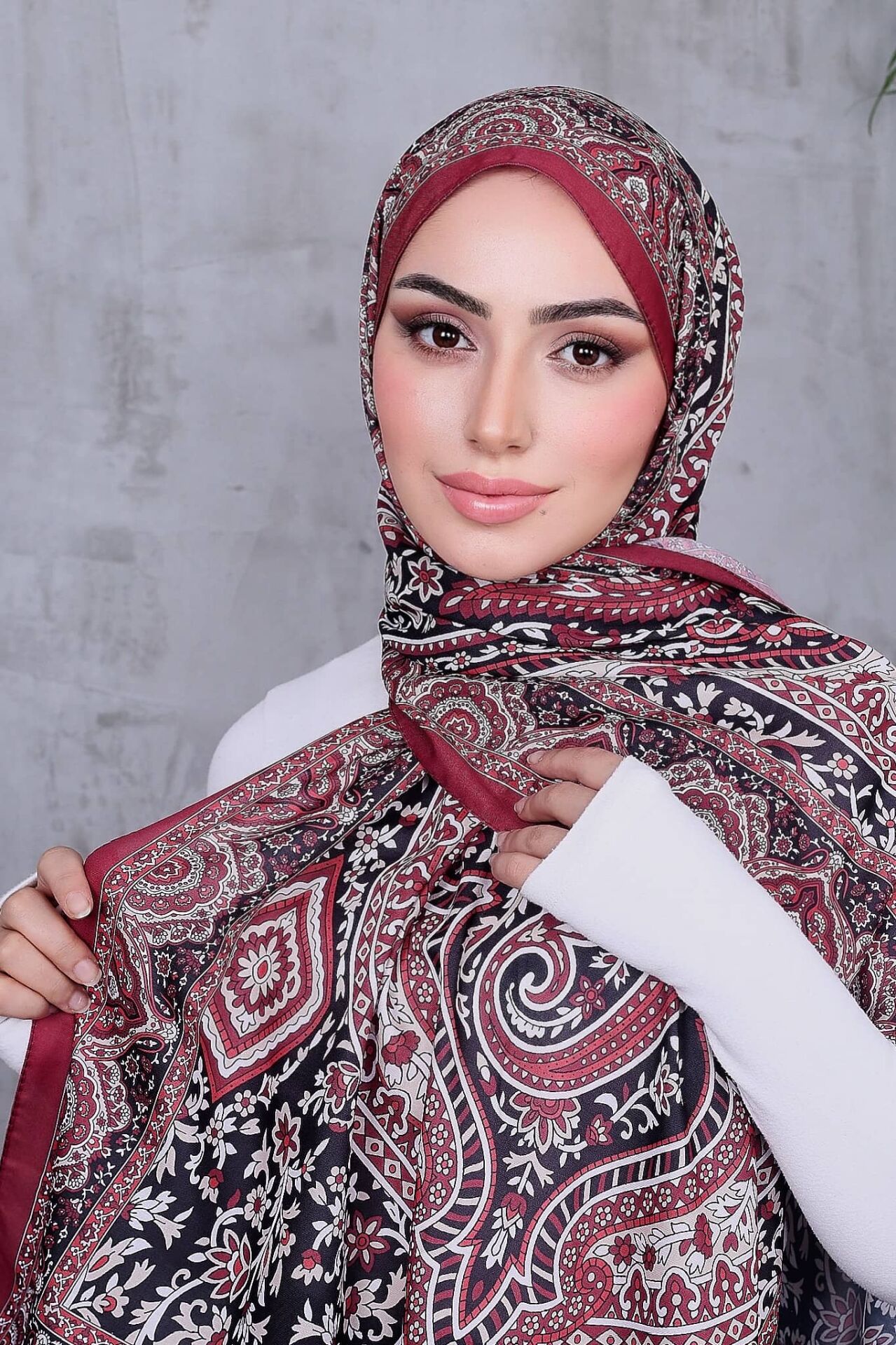 Etnik Desen Retro Soft Şal