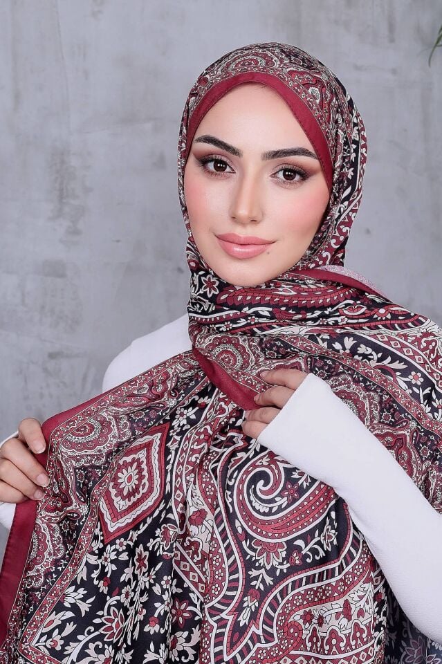 Etnik Desen Retro Soft Şal