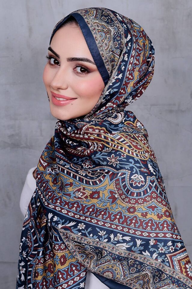 Etnik Desen Retro Soft Şal