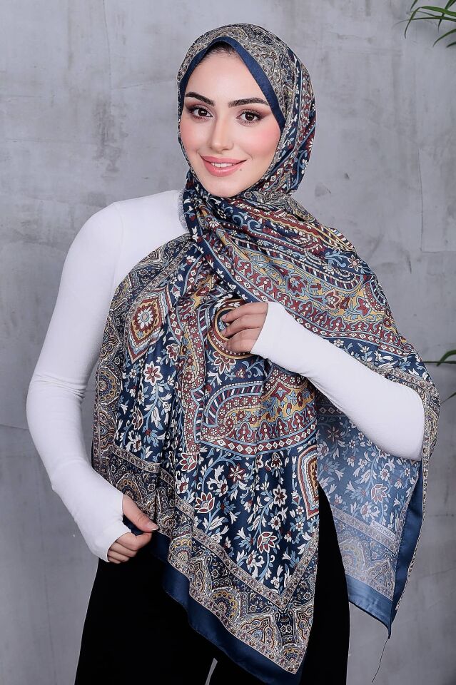 Etnik Desen Retro Soft Şal