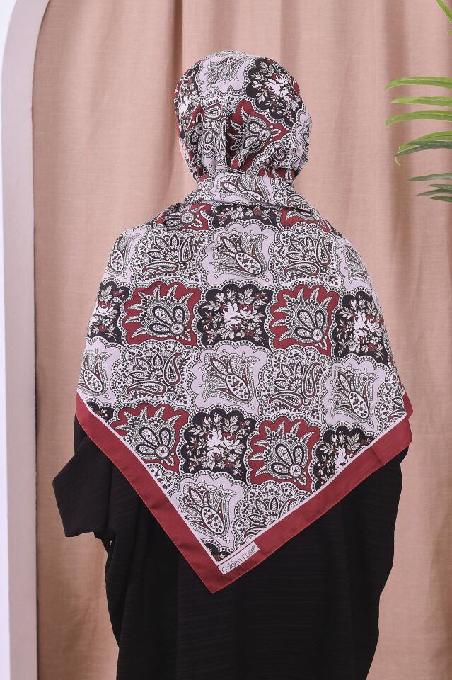 Etnik Desen Retro Soft Şal