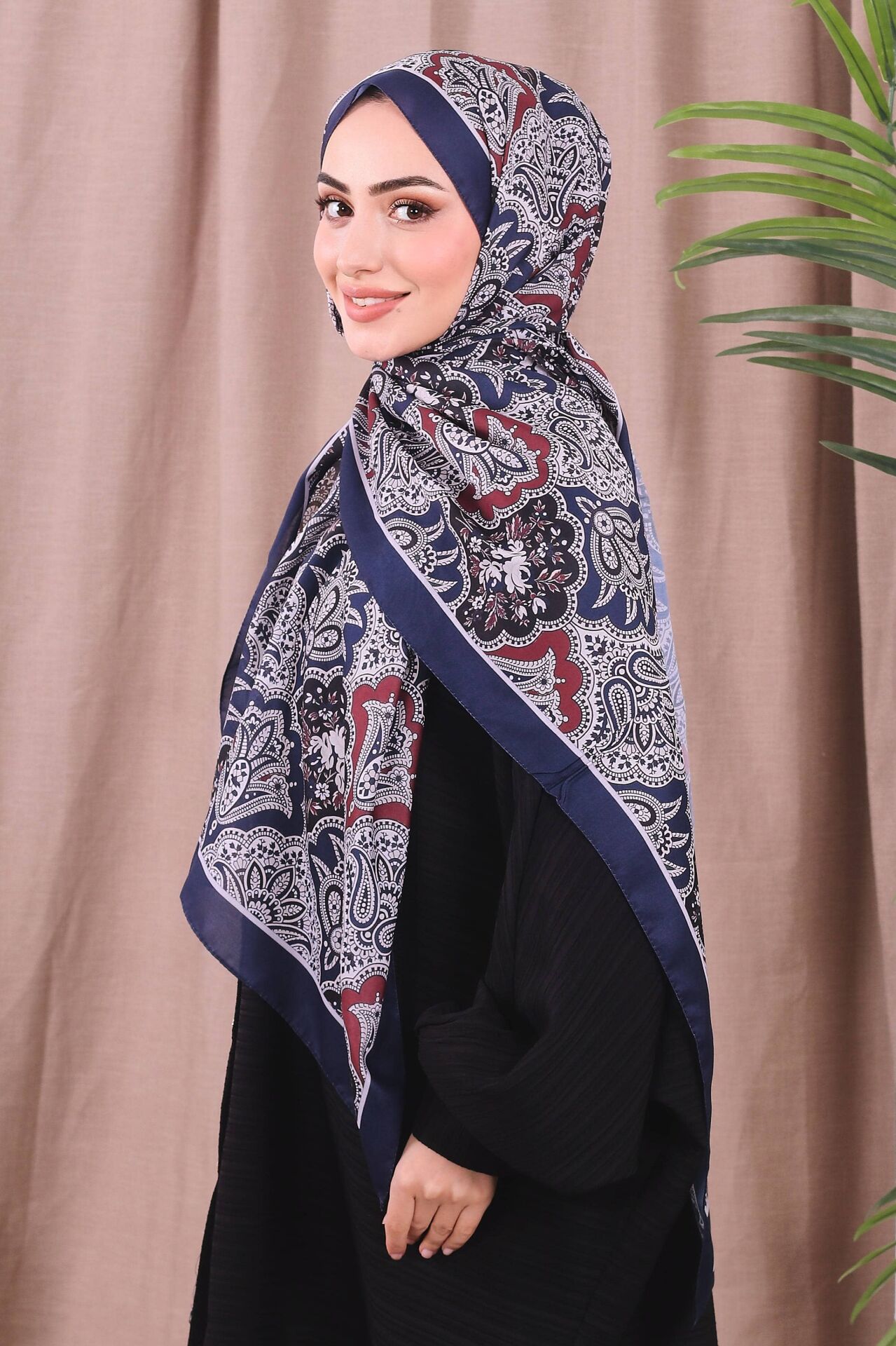 Etnik Desen Retro Soft Şal