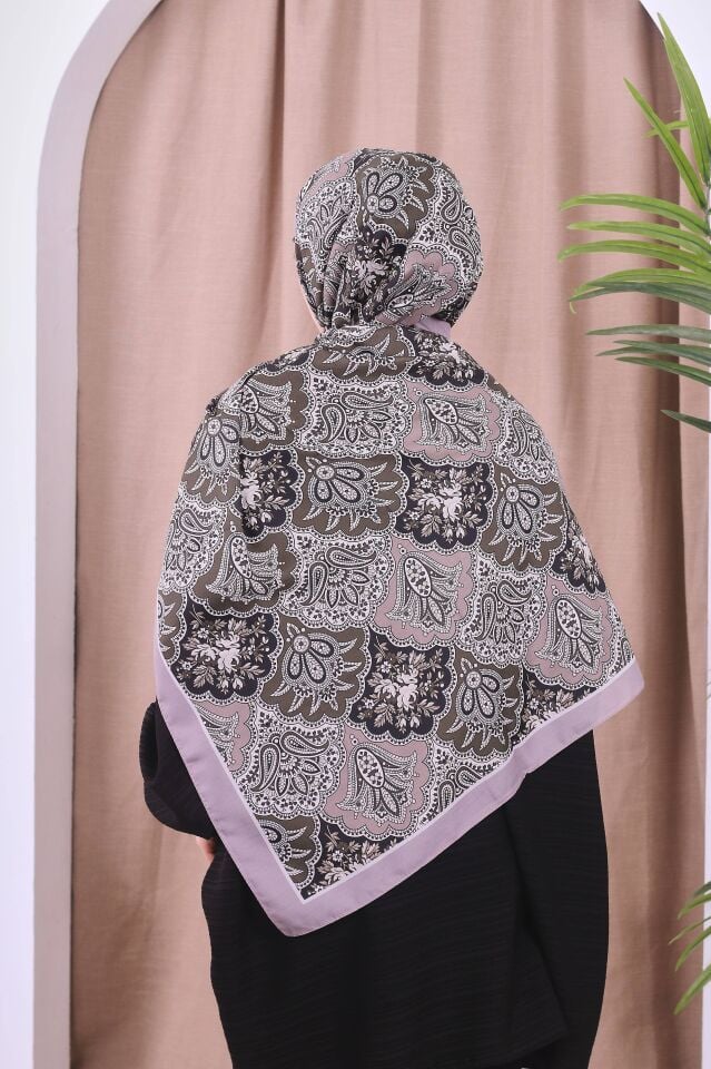 Etnik Desen Retro Soft Şal