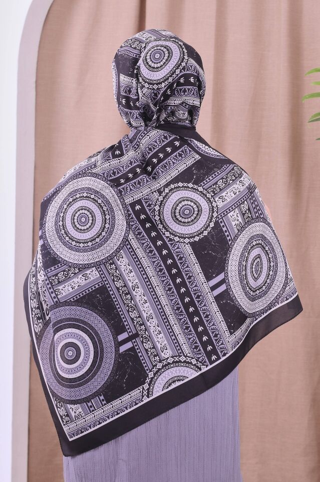 Etnik Desen Retro Soft Şal