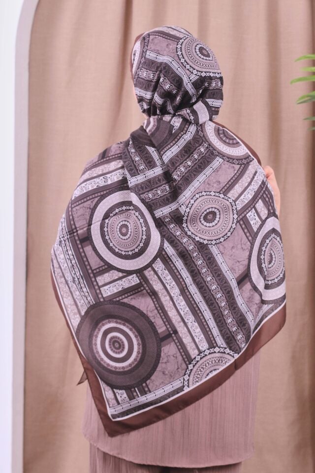 Etnik Desen Retro Soft Şal