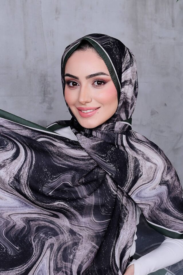 Pamuksu Soft Dalga Desen Şal