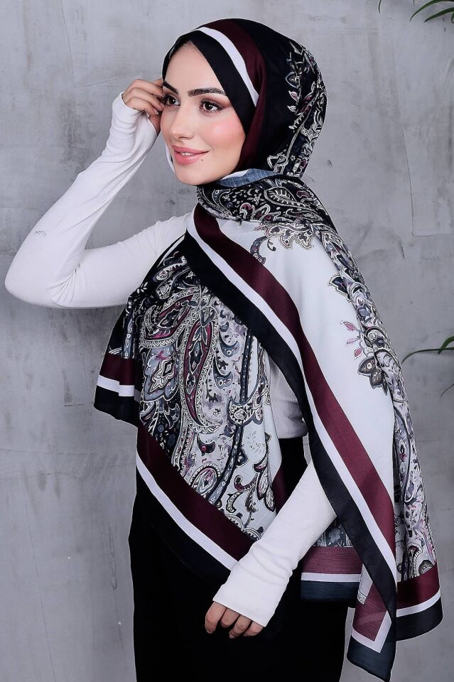Etnik Desen Retro Soft Şal