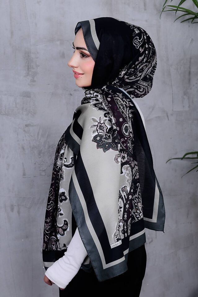 Etnik Desen Retro Soft Şal