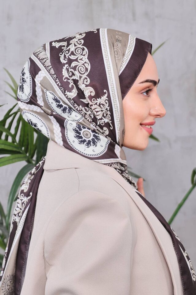 Etnik Desen Retro Soft Şal