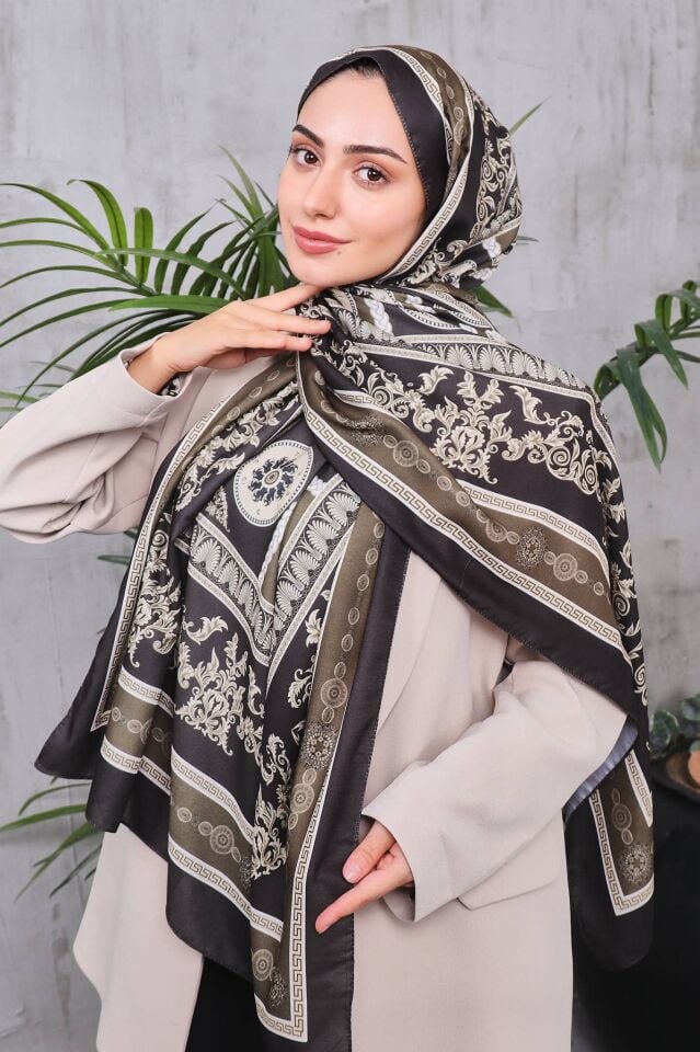 Etnik Desen Retro Soft Şal