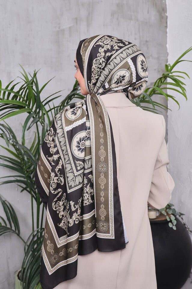 Etnik Desen Retro Soft Şal