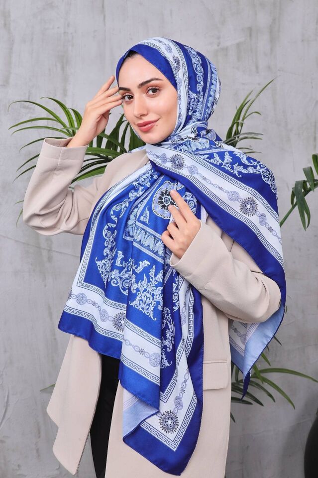 Etnik Desen Retro Soft Şal