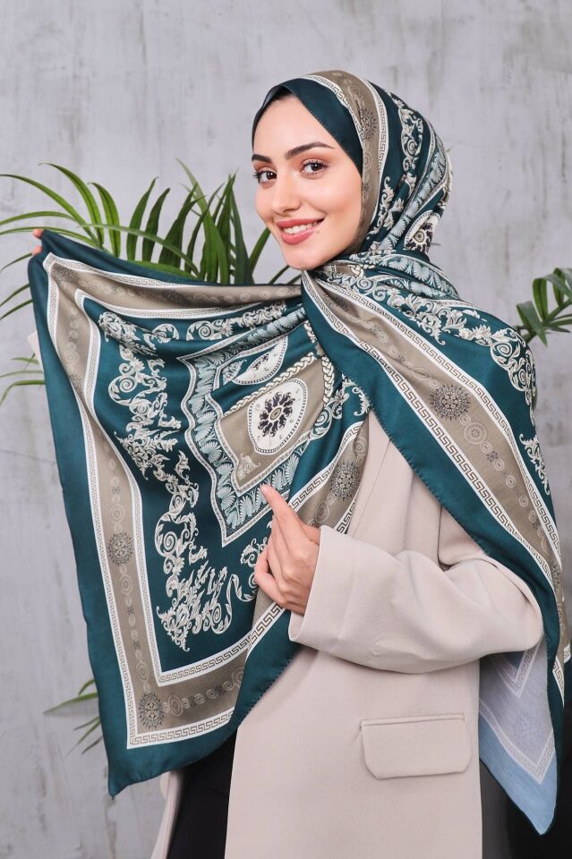 Etnik Desen Retro Soft Şal