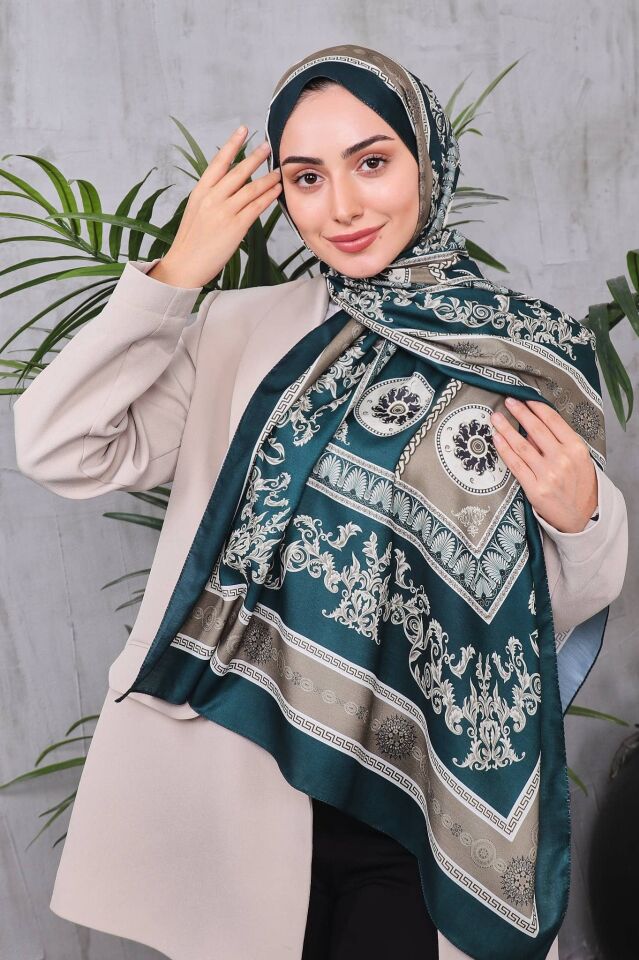 Etnik Desen Retro Soft Şal
