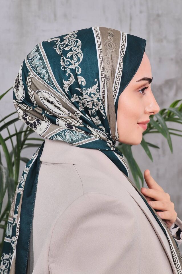 Etnik Desen Retro Soft Şal