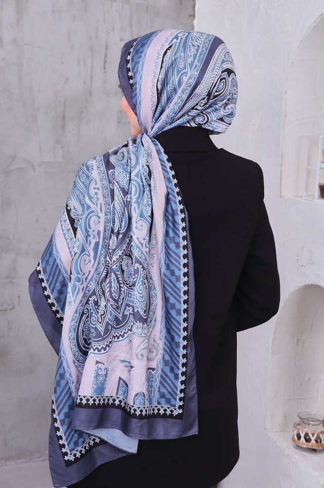 Etnik Desen Retro Soft Şal