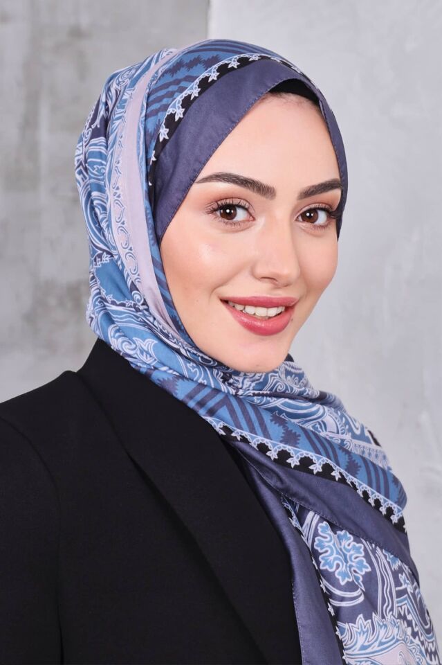 Etnik Desen Retro Soft Şal