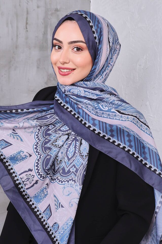 Etnik Desen Retro Soft Şal