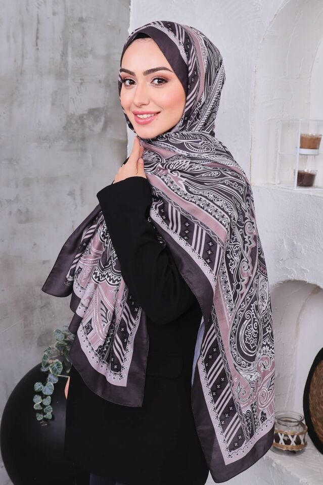 Etnik Desen Retro Soft Şal