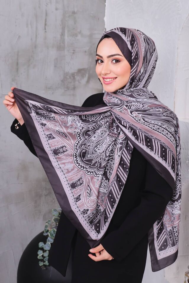 Etnik Desen Retro Soft Şal