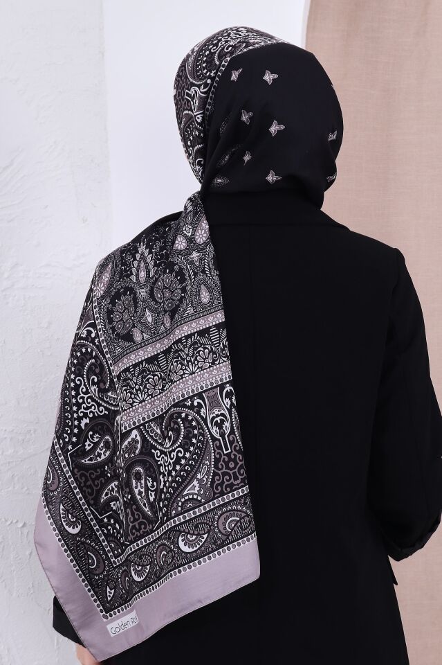 Etnik Desen Retro Soft Şal