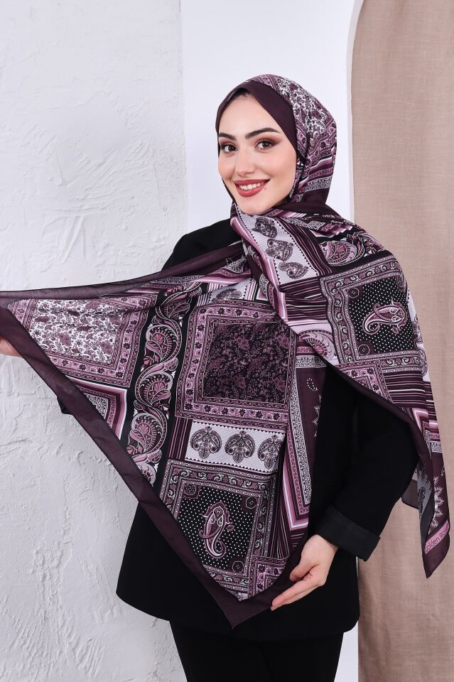 Etnik Desen Retro Soft Şal