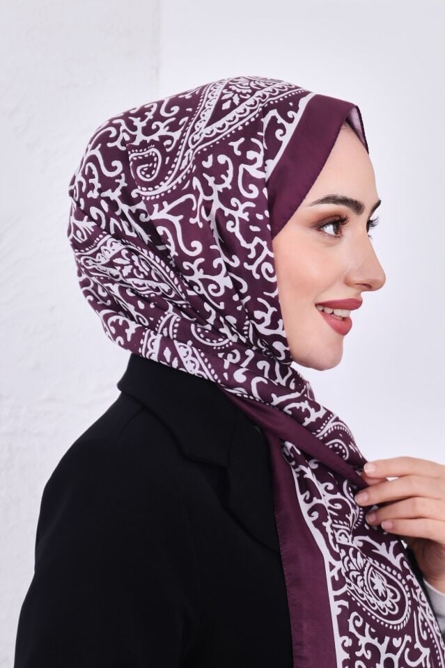 Etnik Desen Retro Soft Şal