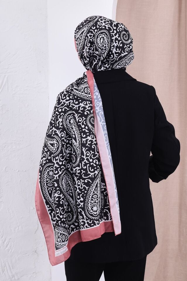 Etnik Desen Retro Soft Şal