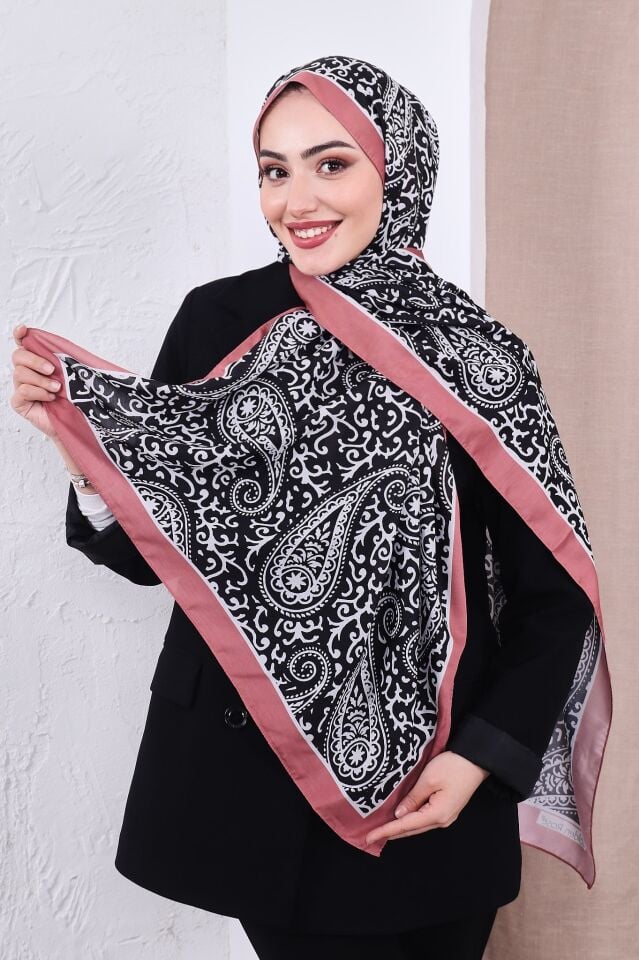 Etnik Desen Retro Soft Şal