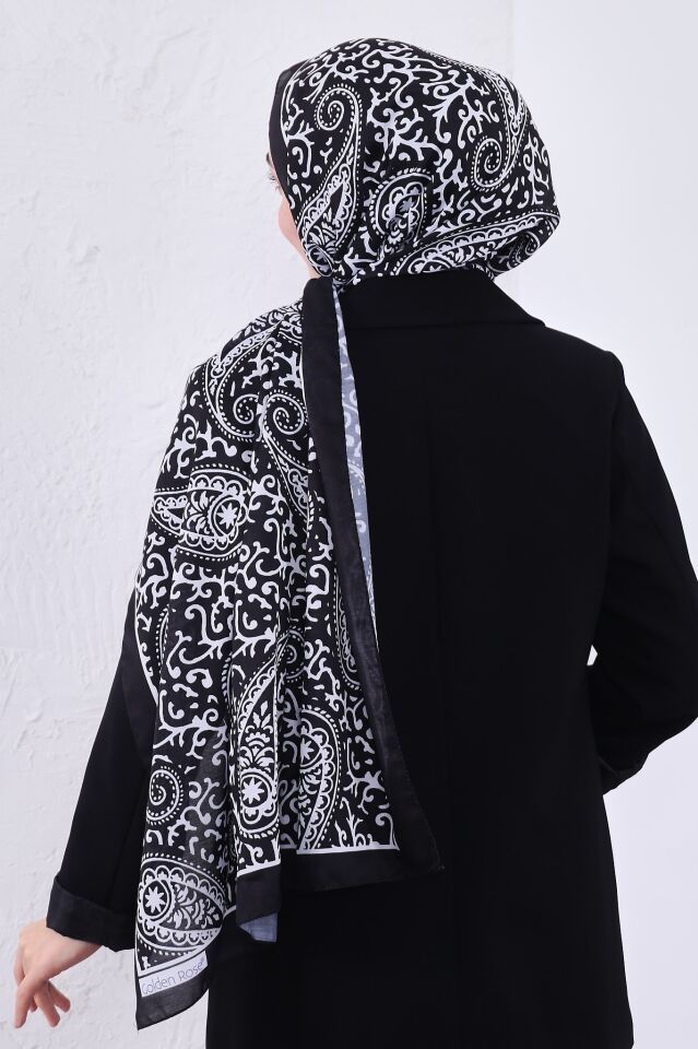 Etnik Desen Retro Soft Şal